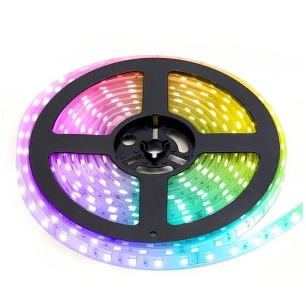 LED Strip Set RGB - Prixa Blinkon - 5 Meter - 150 LEDs - Dimbaar - RGB Kleurverandering - Afstandsbediening -