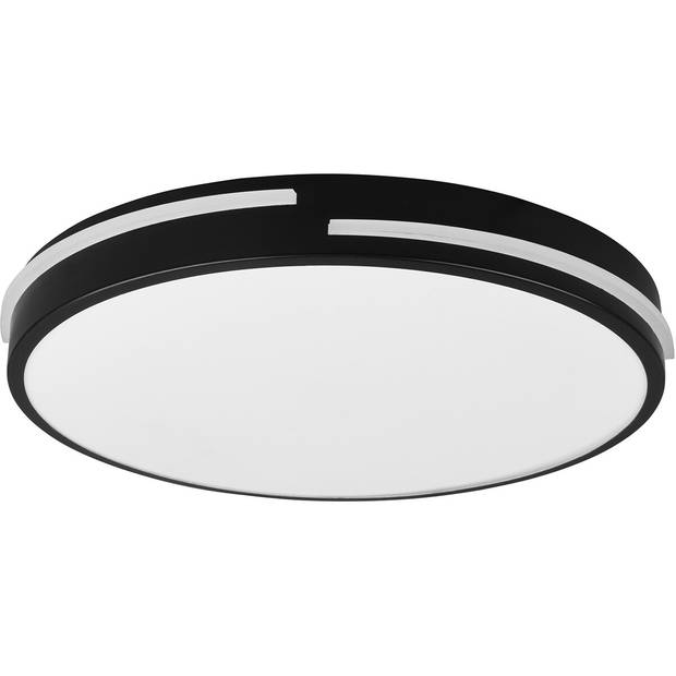 LED Plafondlamp - Plafondverlichting - Trion Tocomo - 24W - Dimbaar - Aanpasbare Kleur - Afstandsbediening - Rond - Mat