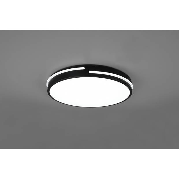 LED Plafondlamp - Plafondverlichting - Trion Tocomo - 24W - Dimbaar - Aanpasbare Kleur - Afstandsbediening - Rond - Mat