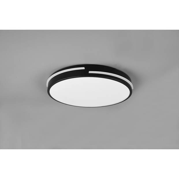 LED Plafondlamp - Plafondverlichting - Trion Tocomo - 24W - Dimbaar - Aanpasbare Kleur - Afstandsbediening - Rond - Mat