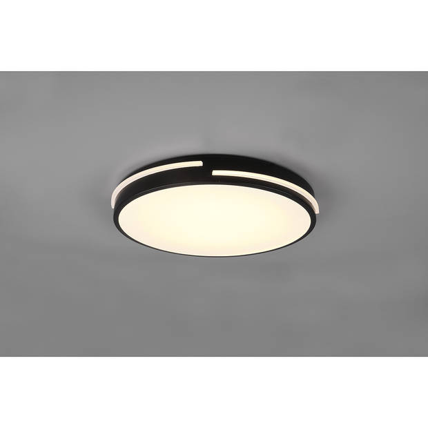 LED Plafondlamp - Plafondverlichting - Trion Tocomo - 24W - Dimbaar - Aanpasbare Kleur - Afstandsbediening - Rond - Mat