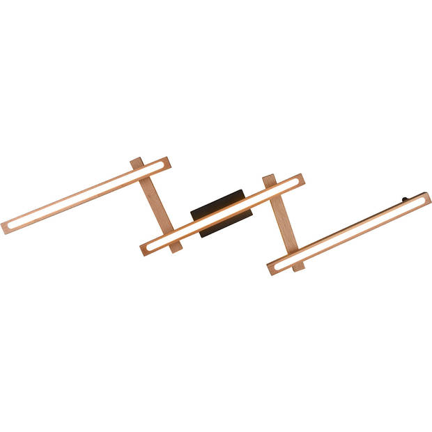 LED Plafondlamp - Trion Bulloni Up and Down- 36W - Aanpasbare Kleur - Afstandsbediening - Dimbaar - Rechthoek - Mat