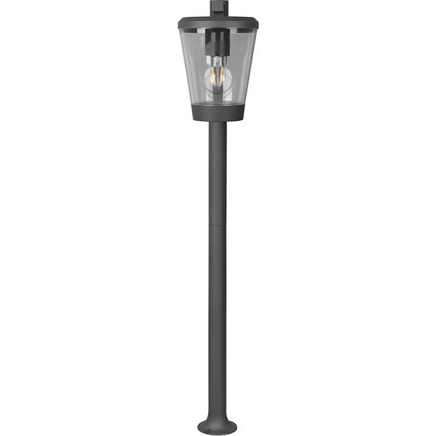 LED Tuinverlichting - Staande Buitenlamp - Trion Civonu - E27 Fitting - 1-lichts - Spatwaterdicht IP44 - Rond - Mat
