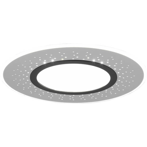 LED Plafondlamp - Plafondverlichting - Trion Virsa - 44W - Aanpasbare Kleur - Dimbaar - Afstandsbediening - Rond - Mat