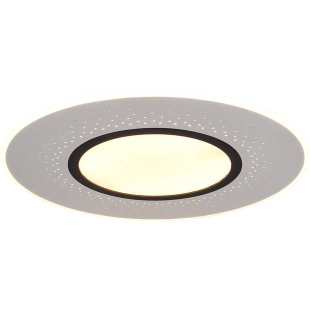 LED Plafondlamp - Plafondverlichting - Trion Virsa - 70W - Aanpasbare Kleur - Dimbaar - Afstandsbediening - Rond - Mat