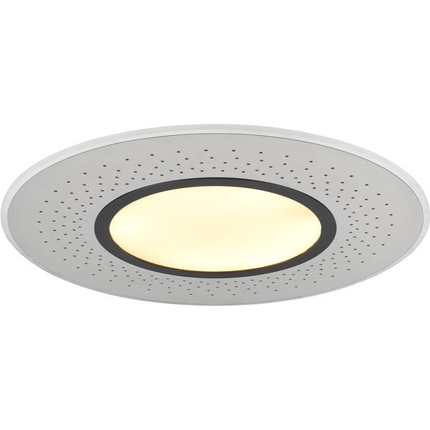 LED Plafondlamp - Plafondverlichting - Trion Virsa - 70W - Aanpasbare Kleur - Dimbaar - Afstandsbediening - Rond - Mat