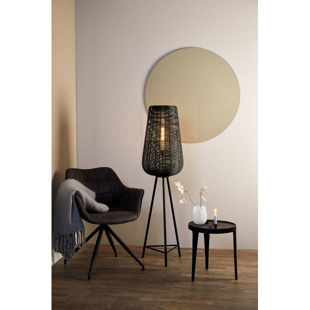 Light & Living Adeta Staande lamp Zwart