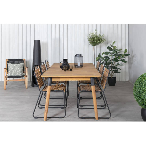 Julian eettafel tuin teak look.