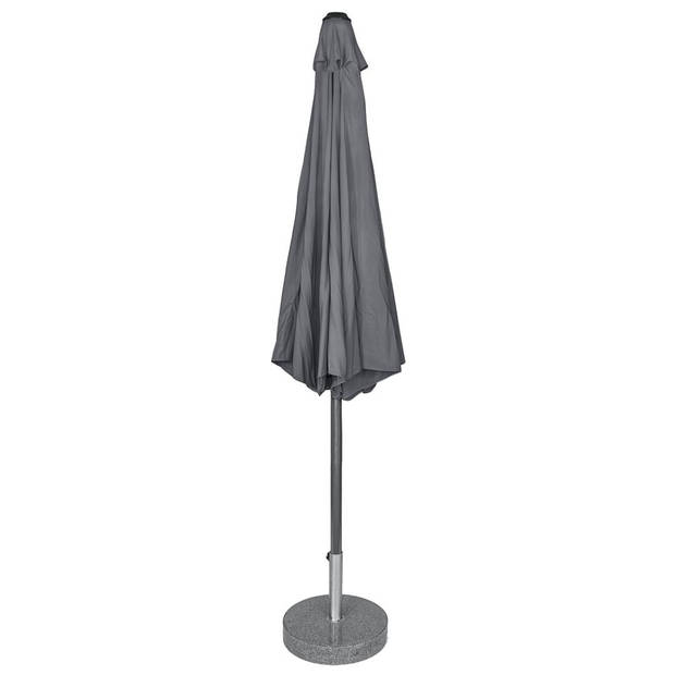 Kopu® Calma Parasol Rond 300 cm met Windvanger - Grijs