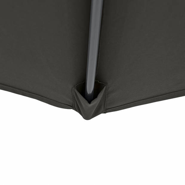 Kopu® Calma Parasol Rond 300 cm met Windvanger - Antraciet