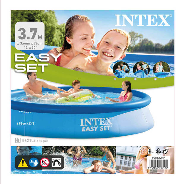 Intex Zwembad Easy Set 366x76 cm - Zwembad Bundel