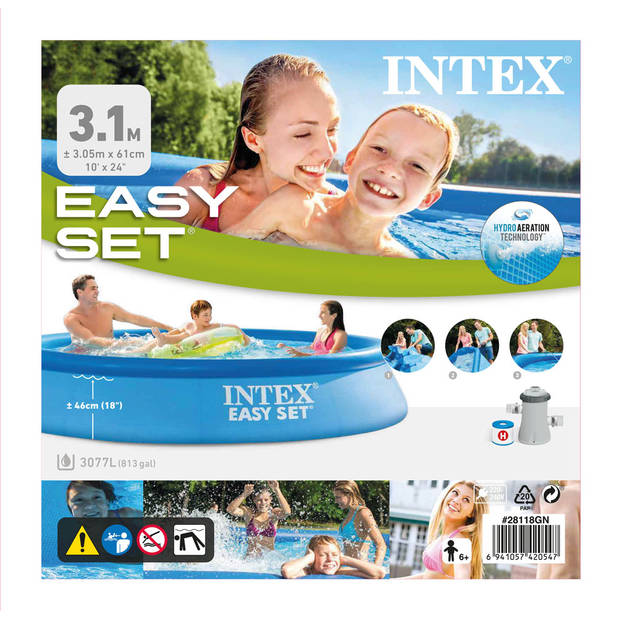 Intex Zwembad Easy Set - Zwembadset - 305x61 cm