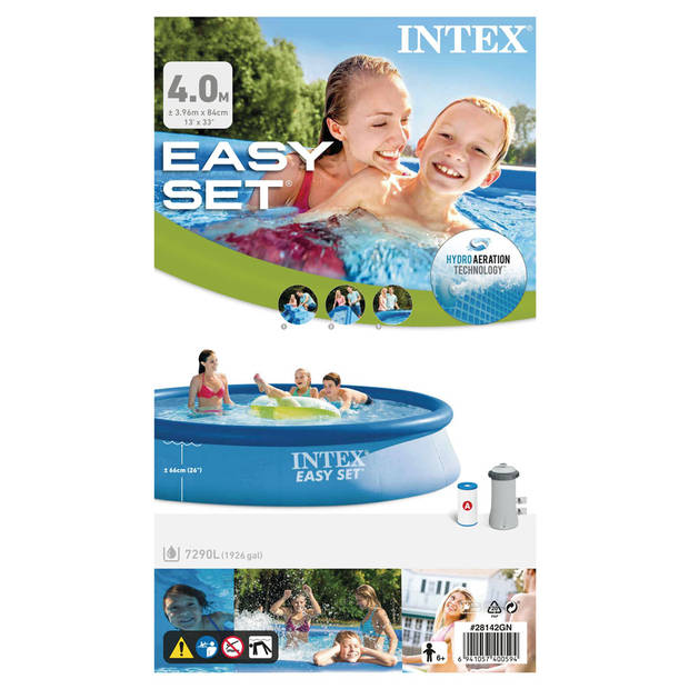 Intex Zwembad Easy Set - Zwembadset - 396x84 cm