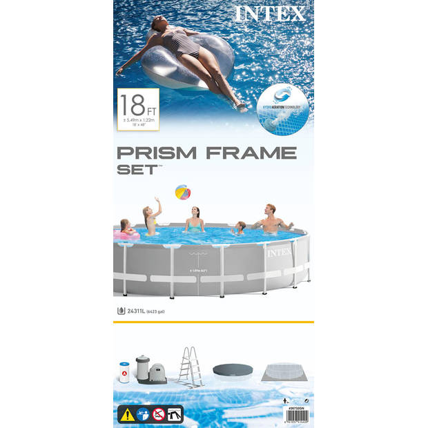 Intex Zwembad Prism Frame - Zwembadset - 549x122 cm