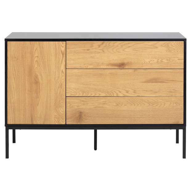 Sea dressoir 1 deur en 3 lades, zwart.