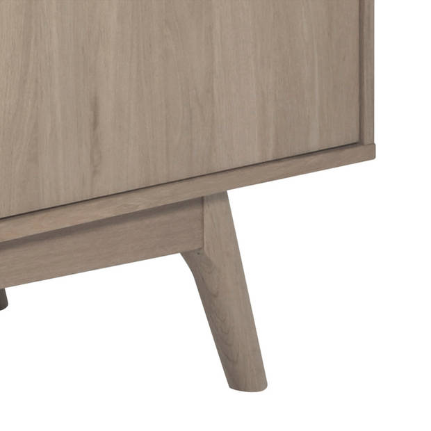 Marte dressoir 2 deuren en 4 lades natuur, wit.