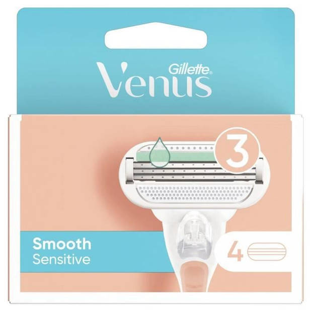 Gillette Venus Smooth Sensitive Feminine Razor x4
