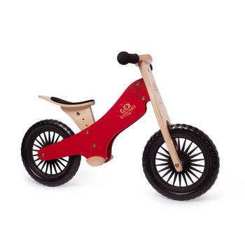 Kinderfeets houten loopfiets vanaf 2 jaar - Rood