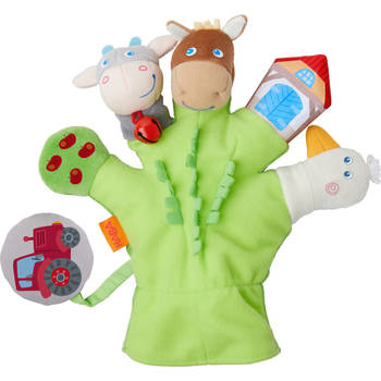 Haba speelhandschoen boerderij 25 cm junior polyester groen