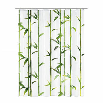 Kleine Wolke Douchegordijn Bamboo 180x200 cm groen
