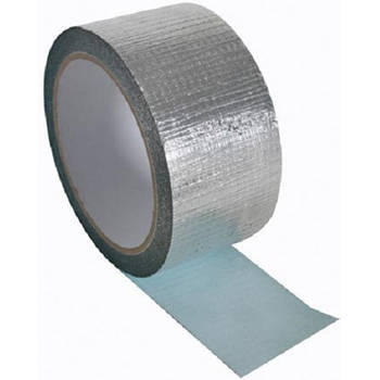 Perel aluminiumtape 100 x 0,5 cm aluminium zilver
