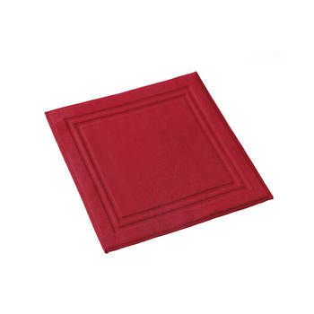 Moodit Badmat King Deep Red - 60 x 60 cm - 100% Katoen
