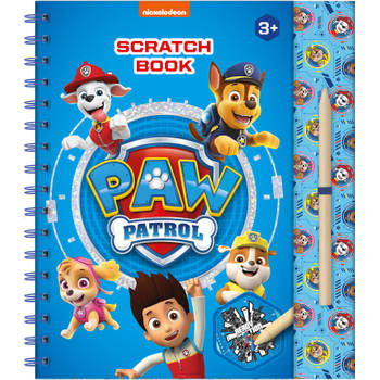 Totum kleurboek Paw Patrol kraskaarten junior blauw 24-delig