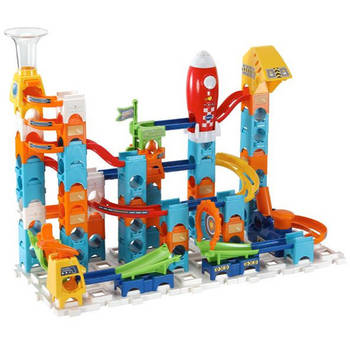 VTech knikkerbaan Marble Rush Rocket 59 x 44 cm blauw 90-delig