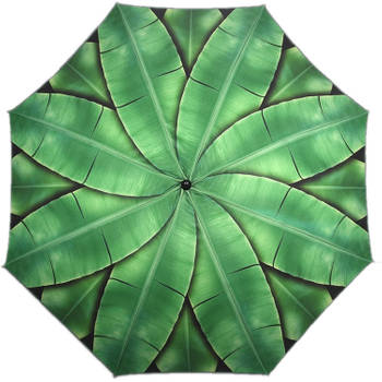 Esschert Design parasol Bladeren 184 x 226 cm polyester groen
