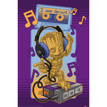 Poster Guardians of the Galaxy Groot Cassette 61x91,5cm