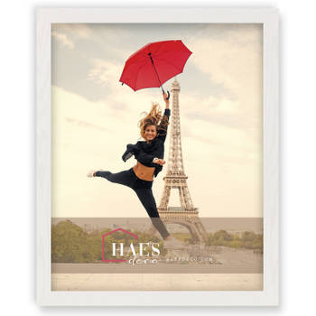 HAES DECO - Houten fotolijst Paris wit 40x50 - SP001403