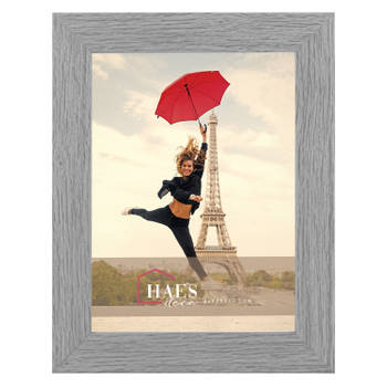 HAES DECO - Houten fotolijst Paris vintage grijs 15x20 -SP001152