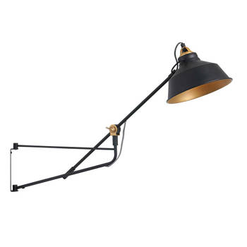 Mexlite Nové Wandlamp Zwart