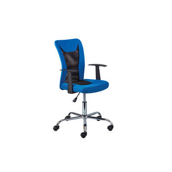 Blokker Dons kantoorstoel blauw en zwart. aanbieding
