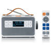 Draagbare senioren FM/DAB+ radio met grote knoppen en "Easy Mode" functie Lenco Wit