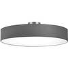 LED Plafondlamp - Plafondverlichting - Trion Hotia - E27 Fitting - 5-lichts - Rond - Mat Grijs - Aluminium