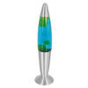 Mexlite Volcan Lavalamp Staal/Blauw