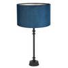 Light & Living Howell Tafellamp Zwart/Blauw