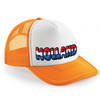 Bellatio Decorations snapback/cap - Holland - vlag - oranje - koningsdag/voetbal - Nederlandse vlag - Verkleedhoofddekse