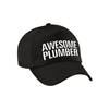 Awesome plumber pet / cap zwart voor heren - Geweldige loodgieter cadeau - Verkleedhoofddeksels