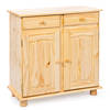 Pamer dressoir 2 lades, 2 deuren natuur.