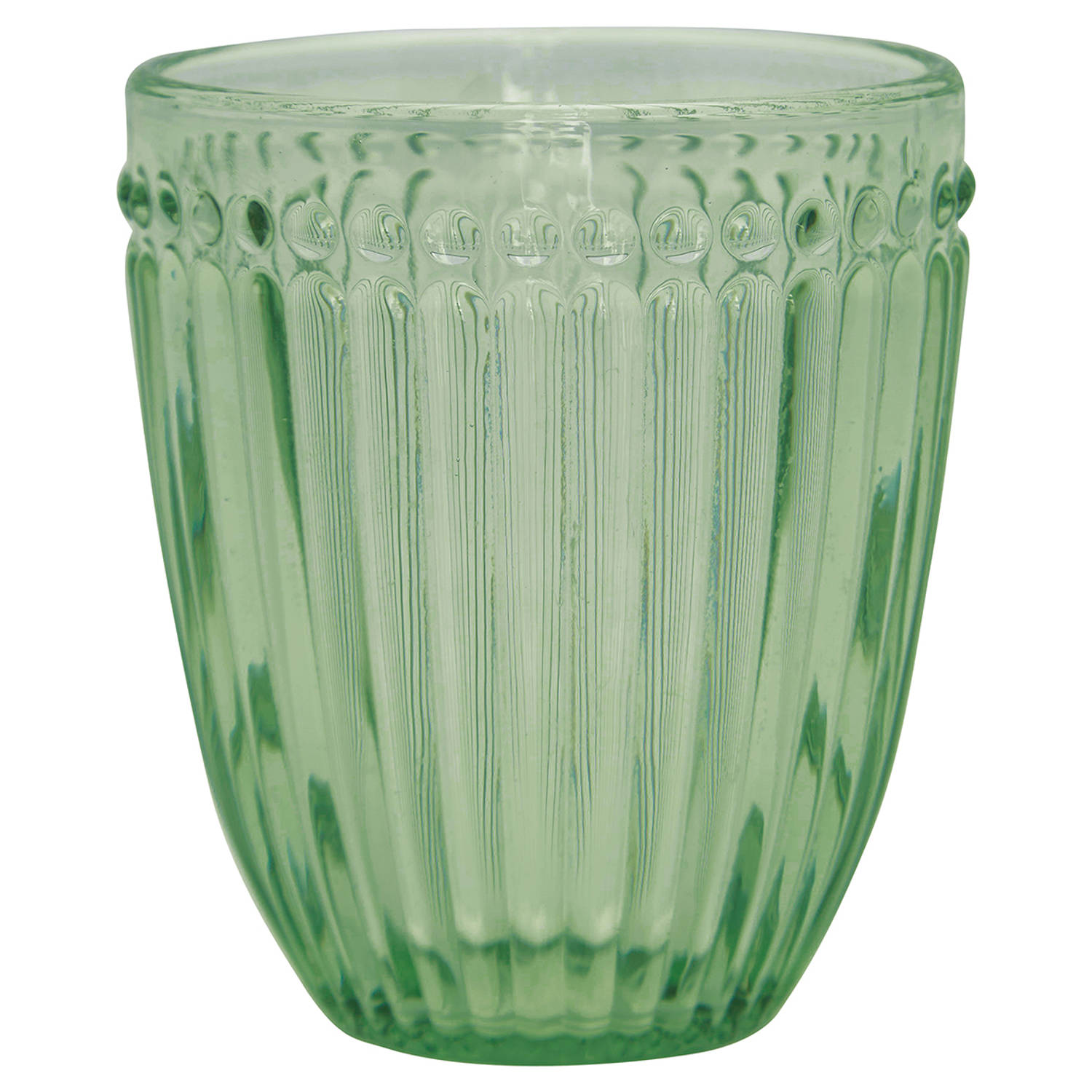 GreenGate Waterglas/Drinkglas Alice licht groen Ø8.5 cm - 350ml