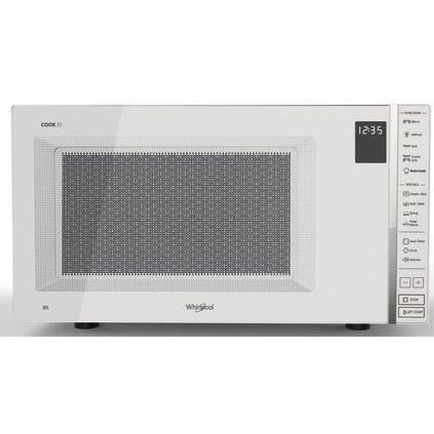 WHIRLPOOL MWP304W Vrijstaande Magnetron Grill & Stoomboot - COOK30 - Wit - 30L
