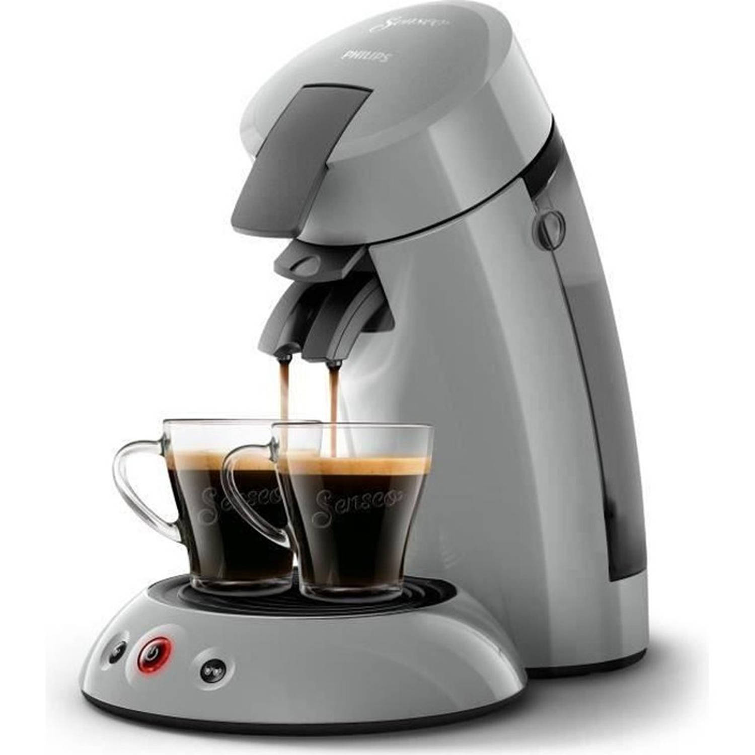 Philips SENSEO ORIGINAL koffiepadmachine HD6553-71, Aromabooster, Crema Plus (dichter schuim), 1 tot