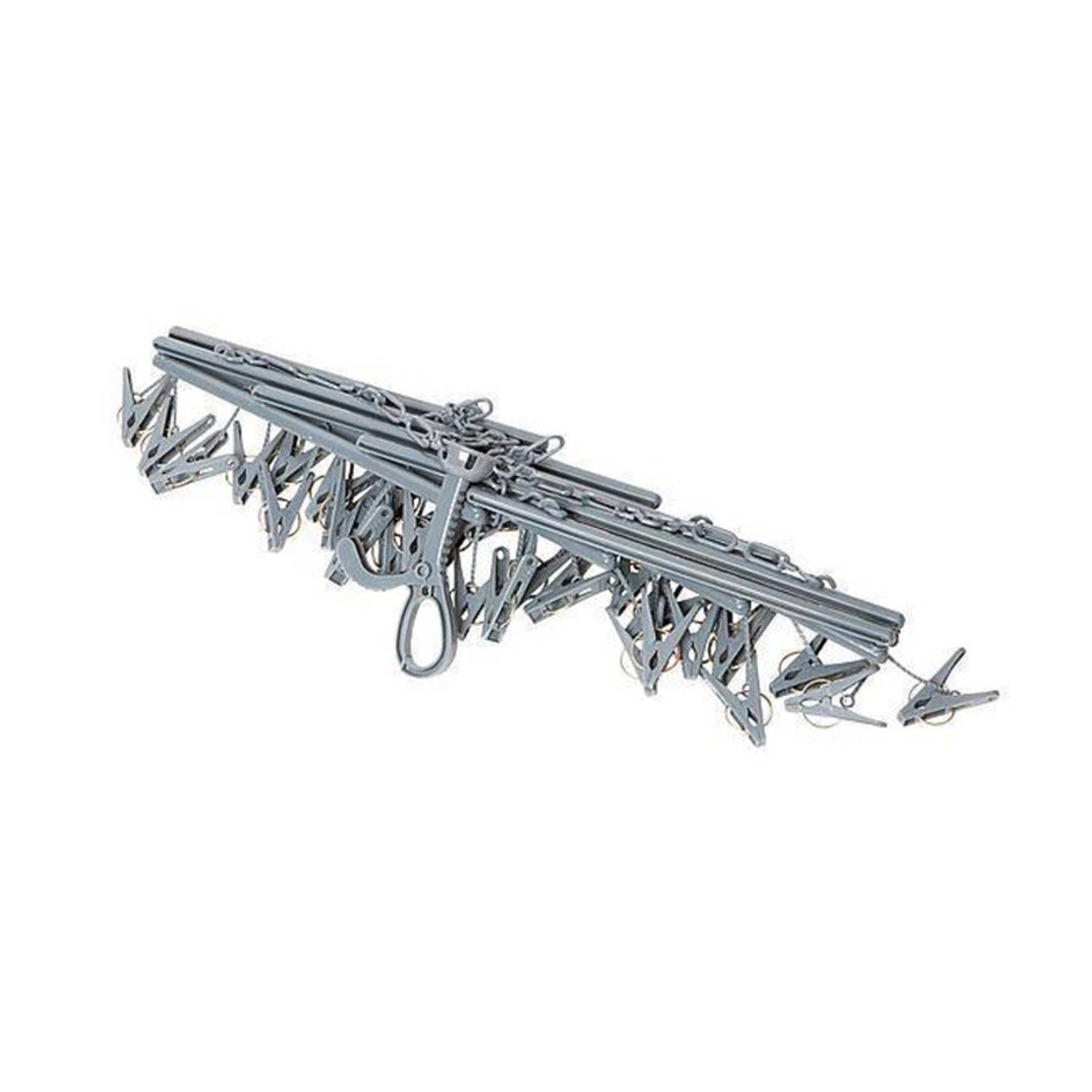 Magnetisch Giet kans NordFalk hangend droogrek 34x34 cm met 28 knijpers - opvouwbaar camping  droogcarrousel / wasrek | Blokker