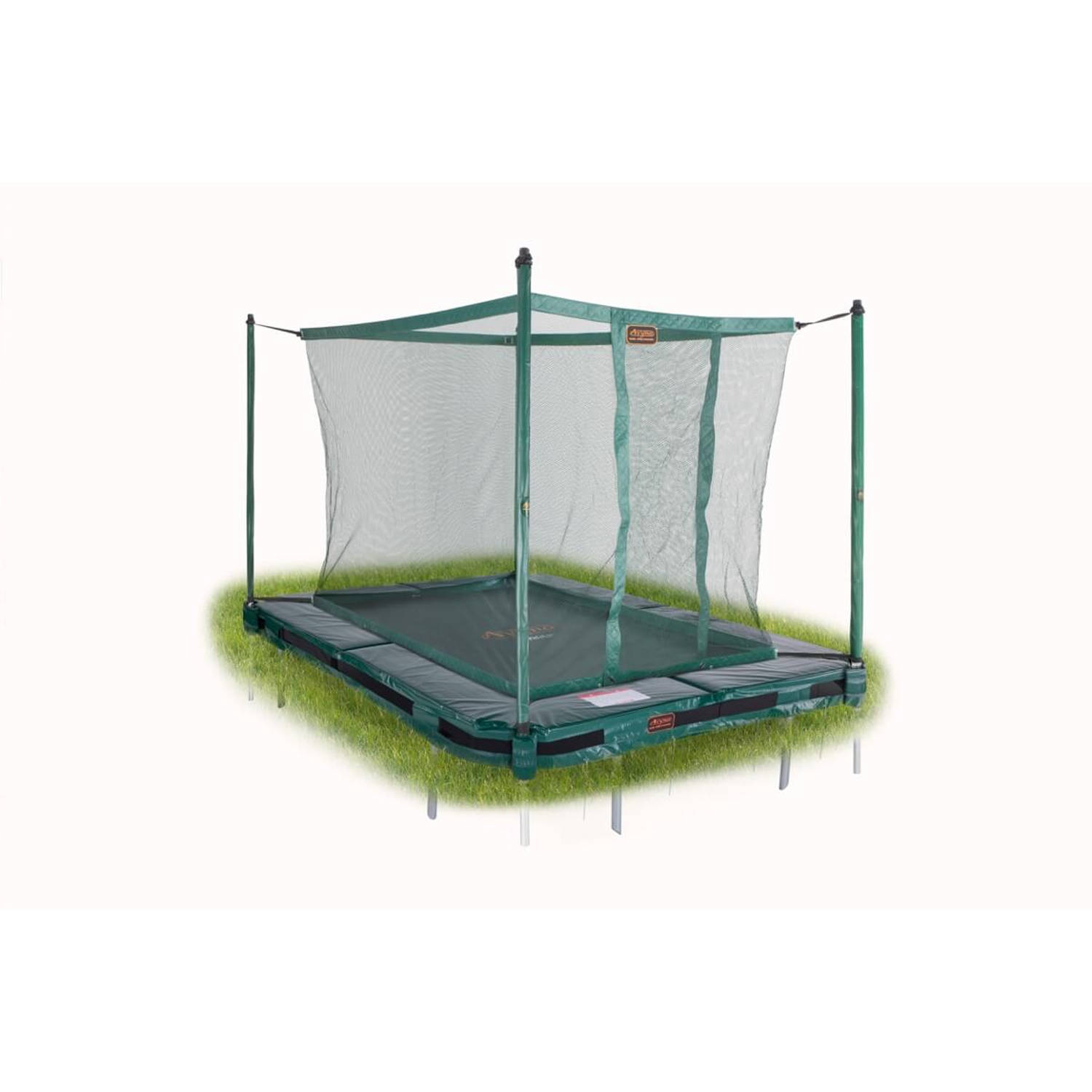 Avyna InGround 275x190cm los veiligheidsnet boven trampoline groen