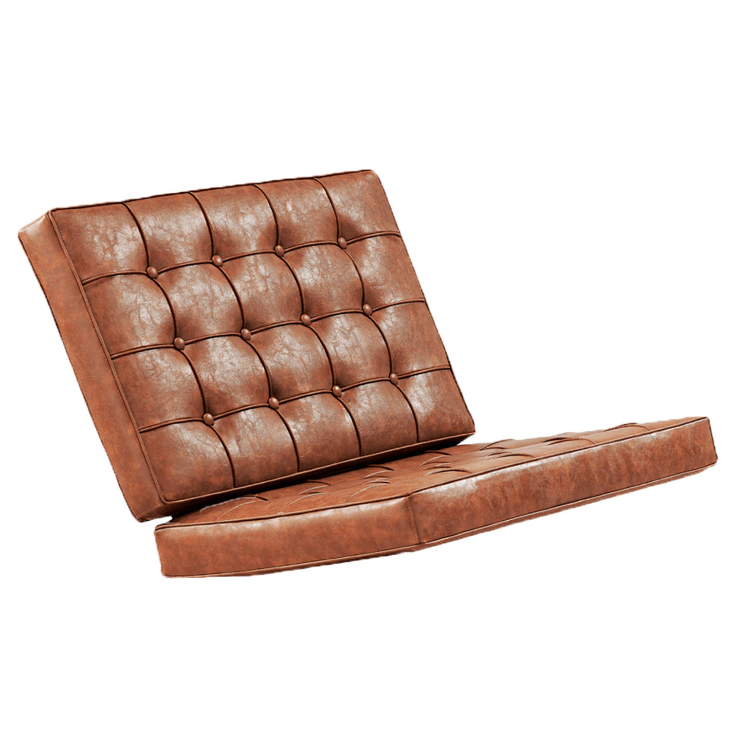 Kussenset Berlin Design Chair Vintage Brown