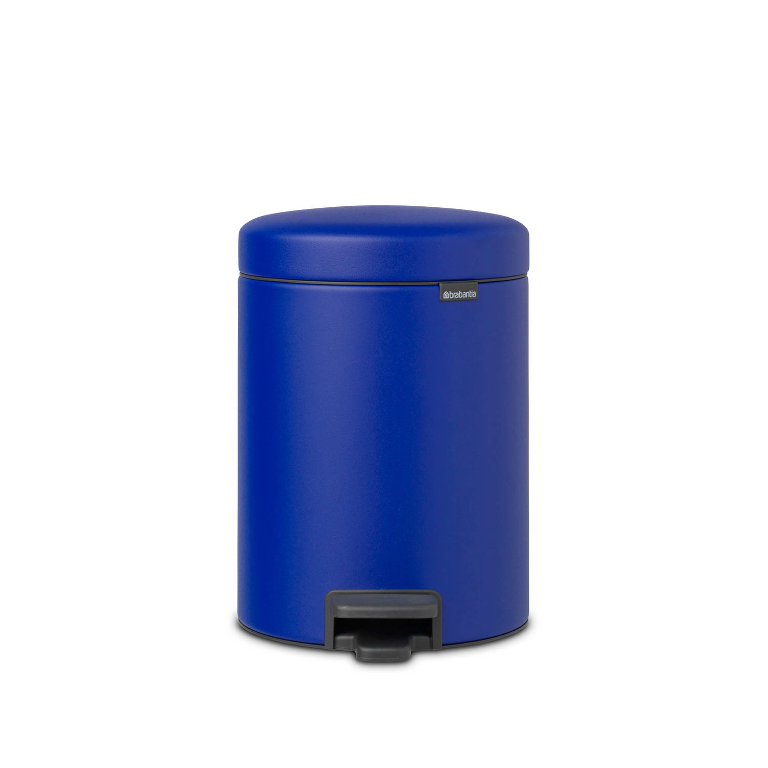 Brabantia NewIcon pedaalemmer 5 liter met kunststof binnenemmer - Mineral Powerful Blue