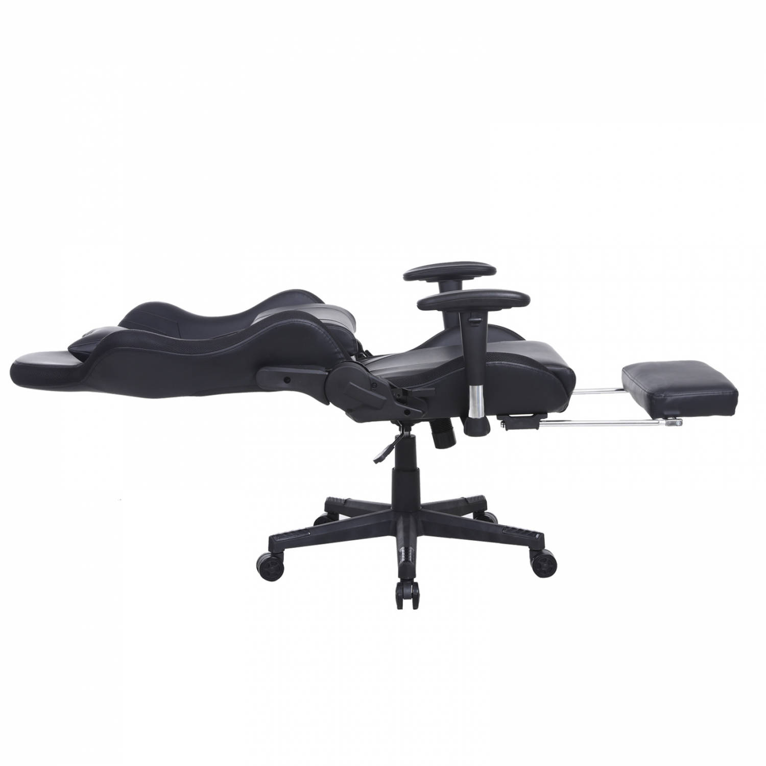 Durf twintig premier Gamestoel Tornado Relax Bureaustoel - met voetsteun - ergonomisch  verstelbaar - zwart | Blokker