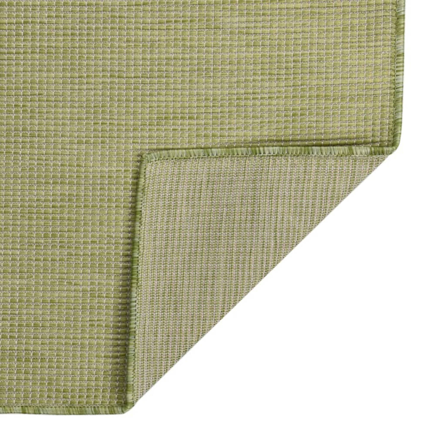 The Living Store Tuinkleed - Groen - 80 x 150 cm - UV- en weerbestendig - 100% PP